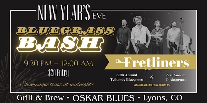 New Year’s Eve & Bluegrass Bash with The Fretliners